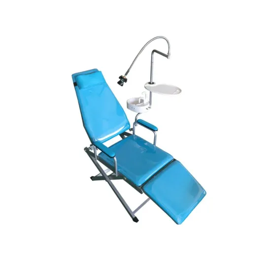 Mobile Delivery Unit Treatment Chair with LED Light and Folding Dental Chair