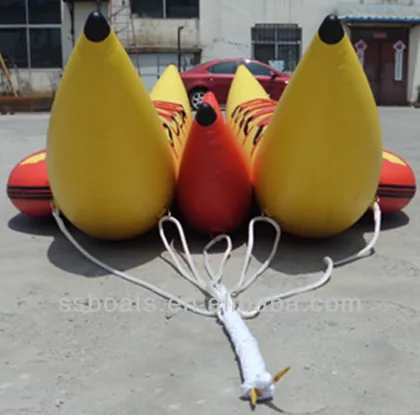 Sunshine double tube inflatable banana boat water entertai