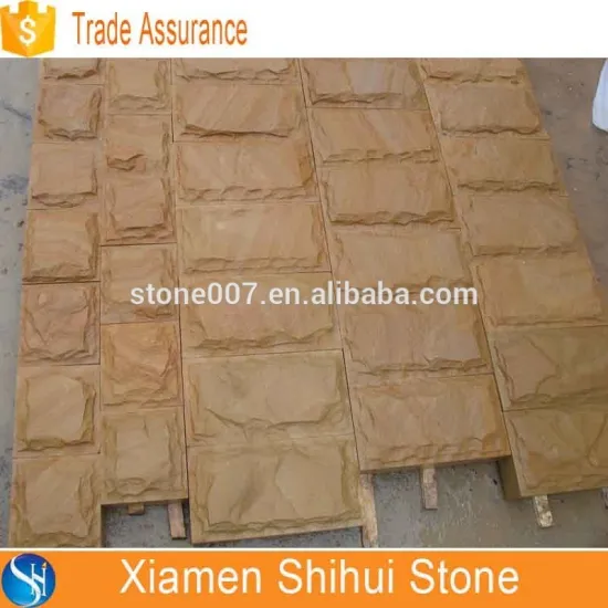 Red vein sandstone wall cladding stone mushroom face