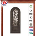 Fero Fiore 3/4 Lite Bronze Wrought Iron Prehung Front Door