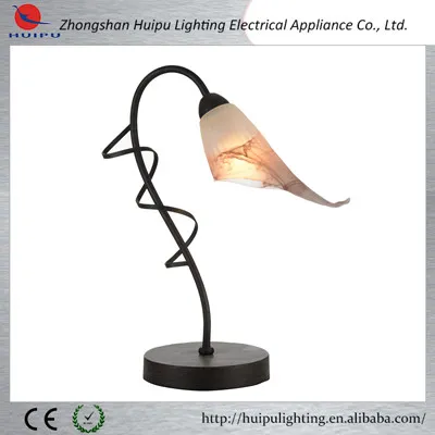 Traditional Style and Incandescent Light Source hotel table lamps with black finish