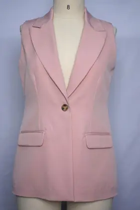 Women's sleeveless casual jacket