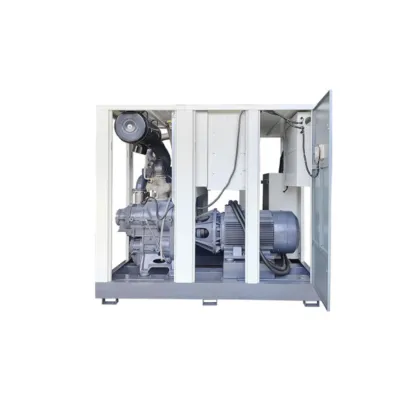 Double Stage VSD Permanent Magnet Screw Air Compressor