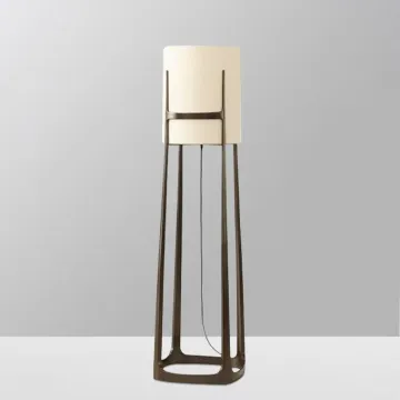 Luxury Modern Fabric Lampshade Floor Lamp for Living Room and Bedroom