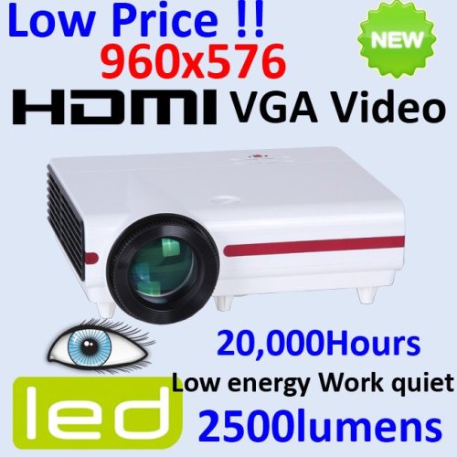 Lowest Price HD LED Lamp Home Projector (X1502)