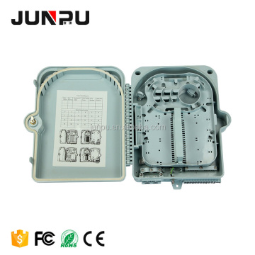 Low Price 24-Core FTTH Fiber Optic Distribution Terminal Box with 1x8 Splitter