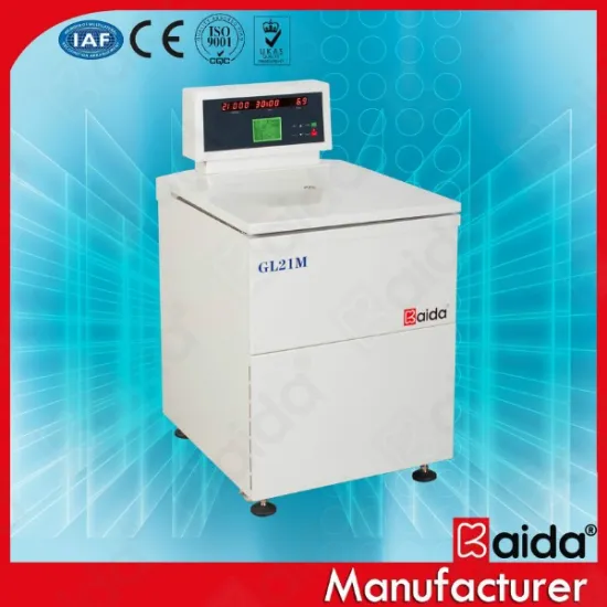 GL21M Floor Standing Refrigerated High Speed Large Capacity Centrifuge