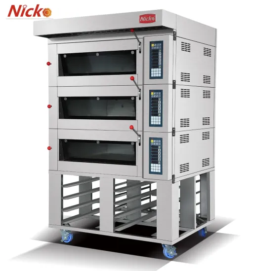 Industrial Bread Making Baking Machine Deck Oven Bakery