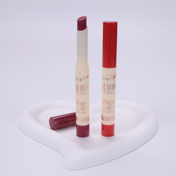 Pensil krim bibir vegan tersuai dengan formula kalis air dan logo peribadi
