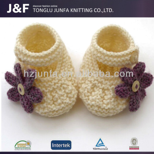 New kintted various color baby crochet wool shoes