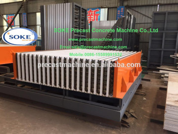 Concrete hollow core wall panel making machine