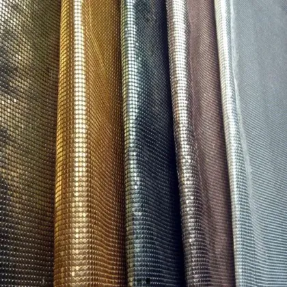 Aluminum Sequin Cloth - Metallic Fabric
