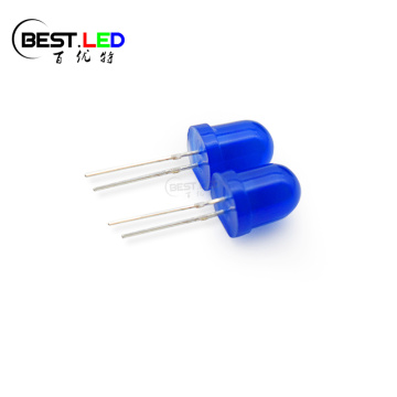 Super Bright 8mm Diffused Blue LED Lamp 465nm