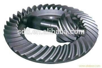 Slow with machine arc bevel gear drive smoothly
