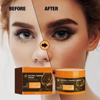Best Selling 150ml Natural Brown Body Moisturizer for Dry Skin Tanning Cream
