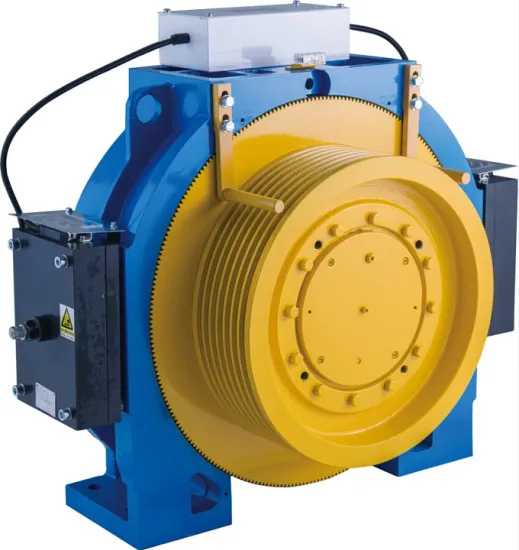 120m Lifting Height Gearless Traction Machine