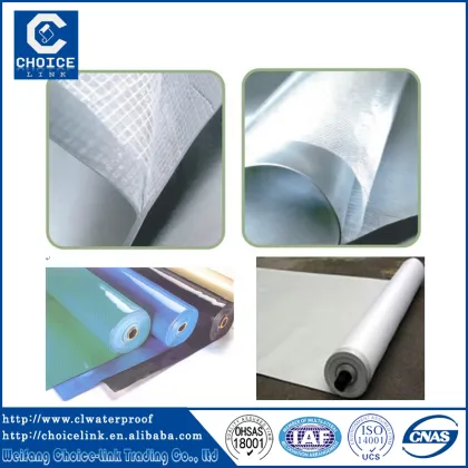 PVC waterproof membrane waterproof material for roof garden