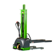 Semi-Electric Self-Loading Pallet Lift Stacker: Enhancing Warehouse Efficiency