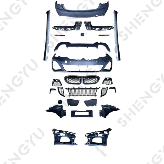 BMW 3 Series G20 2020-2022 MT Style Front Rear Bumper Grille Side Skirt Rear Lip Kit