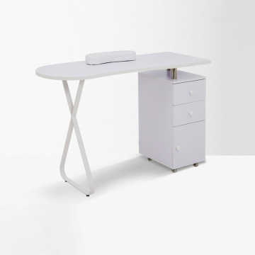 Modern White Manicure Table - New Arrival Salon Furniture Wholesale