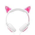 OEM 공장 개인 조명 귀여운 고양이 귀 헤드폰