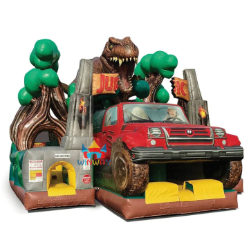 Jurassic Themed Inflatable Obstacle Race: T-Rex Challenge