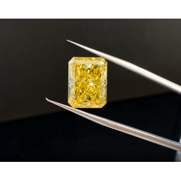 10.36CT Fancy Intense Dilaw na CVD Lab Diamond