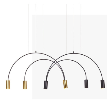 Nordic Minimalism Gold Shade Pendant Lights for Home Decoration