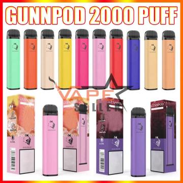 GUNN POD2000Puff Customize Disposable Vape Ecig