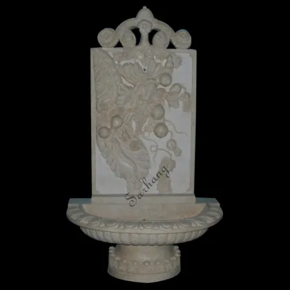 Hand carving flower wall water fountains