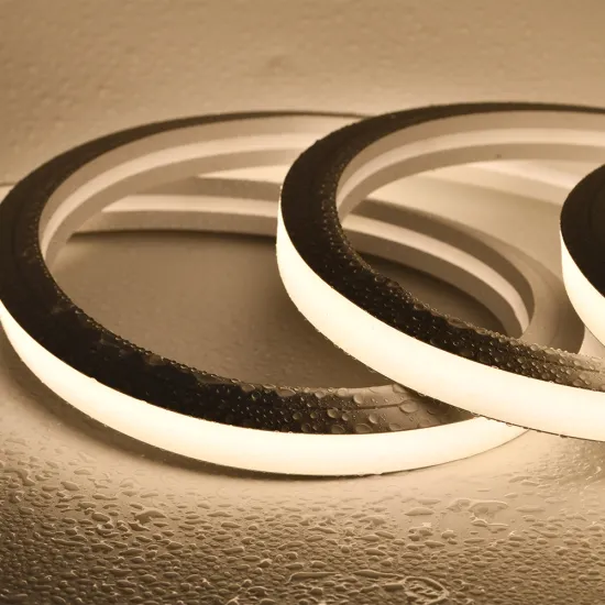 Customizable 5M 24V LED IP65 Waterproof Neon Flex Tube in White Color with 16x16mm Silicon Neon Strip Light