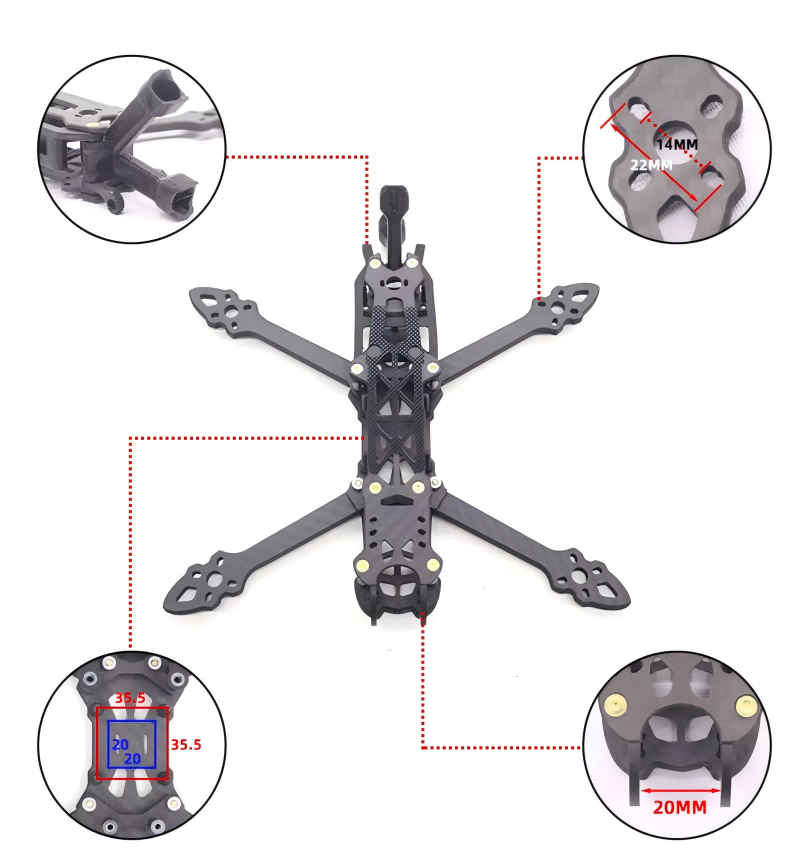 RC Quadcopter Carbon fiber Frame 10