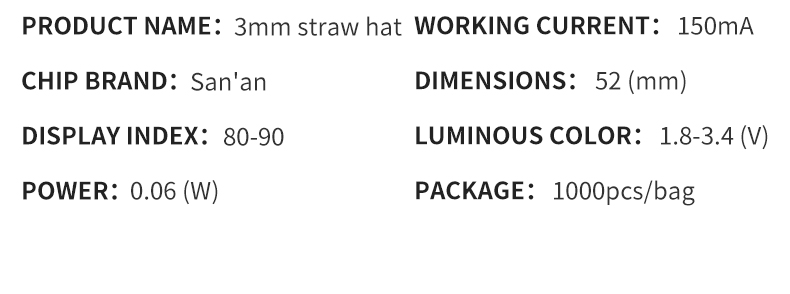 3mm Straw Hat 03
