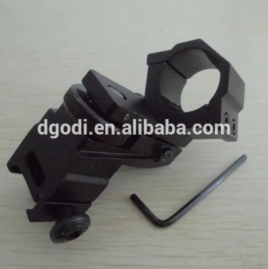 windage & elevation scope mount and steel mounting bracket