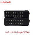 20 puertos USB Charger Multi Fast Cargo
