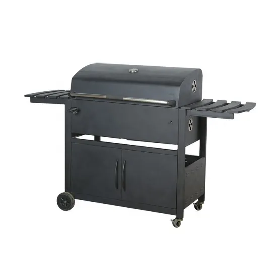 high temperature painting  wooden bbq grill Charcoal house gate good grill designs