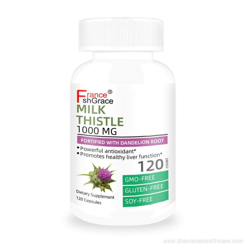 milk thistle detox Health Support liver detox capsule