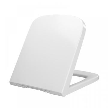 Siège de toilette Duroplast blanc, forme carrée