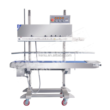 Vertical Continuous Liquid Bag Heat Sealer Vacuum Food Manual Heat Sealer