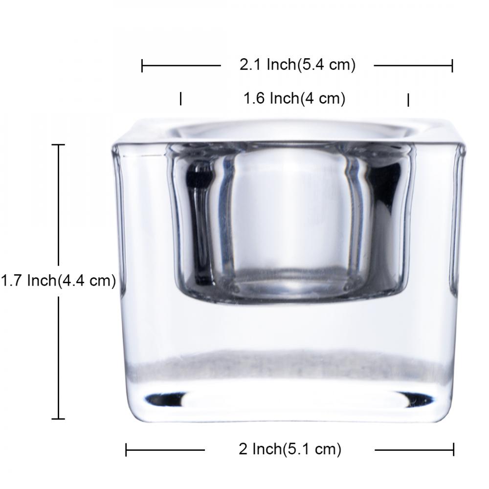 Small Glass Tealight Candle Holders