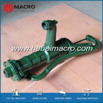 for EU market private garden usage casting grey iron green painted hand water pumps