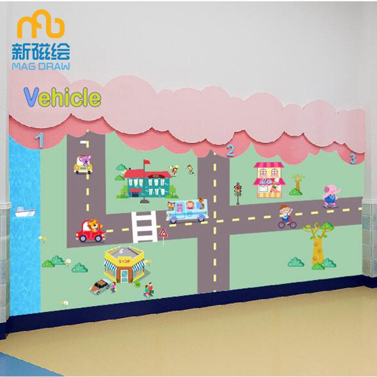 מדבקת קיר מגנטית magnetic wall sticker