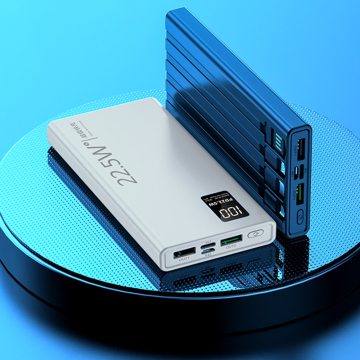 Custom Logo Ultra-Thin 22.5W PD Fast Charge 10000mAh Portable Power Bank