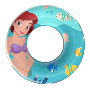 PVC Inflatable Swimming Ring for Children for Pool and Water Sports Black Thick Swimming Ring