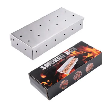 JinHaiYue Hot-Selling Stainless Steel BBQ Grill Smoker Box: Your Ultimate Outdoor Cooking Companion