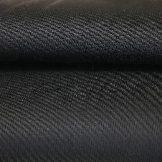 Black Gabardine Woolen Fabric for Suits: Item W-045