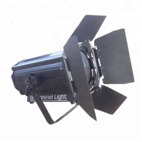 Professional 150W-300W LED Fresnel Light with Manual Zoom for Studio: Warm & Cool White Modes