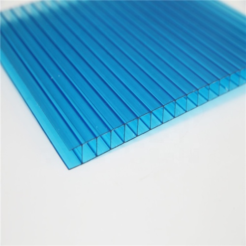 Fiches de polycarbonate de texture creuse en plastique multiples