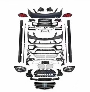 ชุดกันชนรถยนต์สำหรับ Mercedes-Benz S-Class W222 (2014+)-ด้านหน้าและด้านหลังพร้อมกระจังหน้า, ไฟหน้า, ไฟท้าย, diffuser ด้านหลัง
