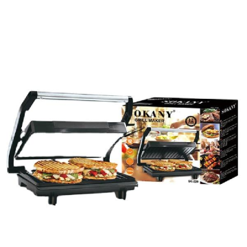 Premium SOKANY Commercial Sandwich Panini Maker Grill - Black Gift Box